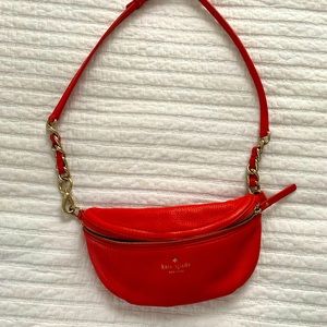 Kate Spade red Fanny pack belt bag